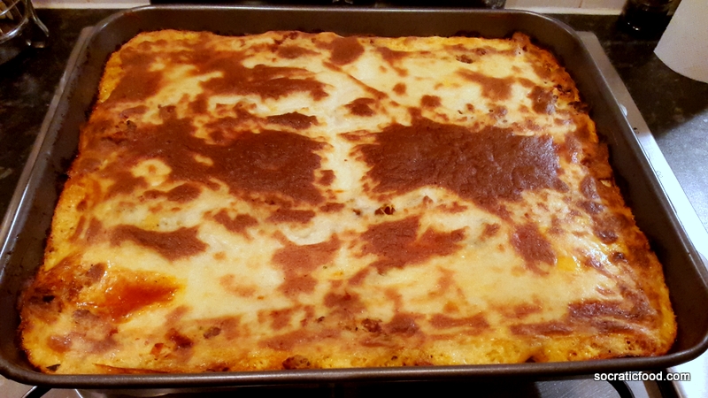 Italian bechamel lasagne