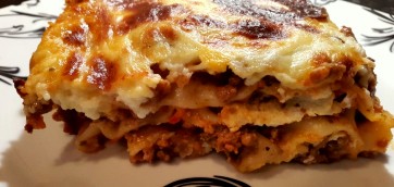 Italian bechamel lasagne