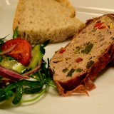Juicy Turkey Meatloaf Wrapped in Prosciutto di Parma