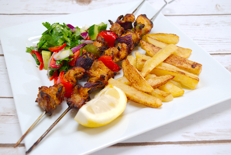 Chicken Kebabs Kabobs in the Oven with Eastern Aromas