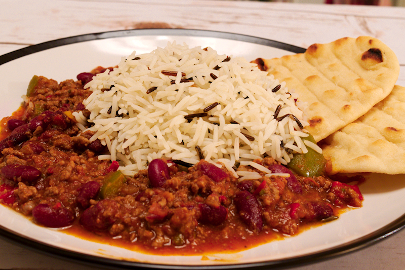 Chili Con Carne with Wild Rice