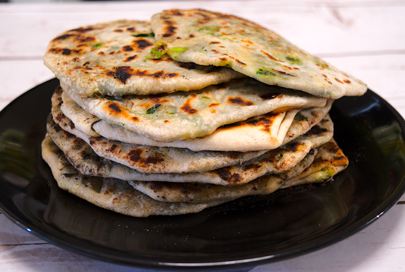 Spinach and Fennel Pancakes (Marathopita)