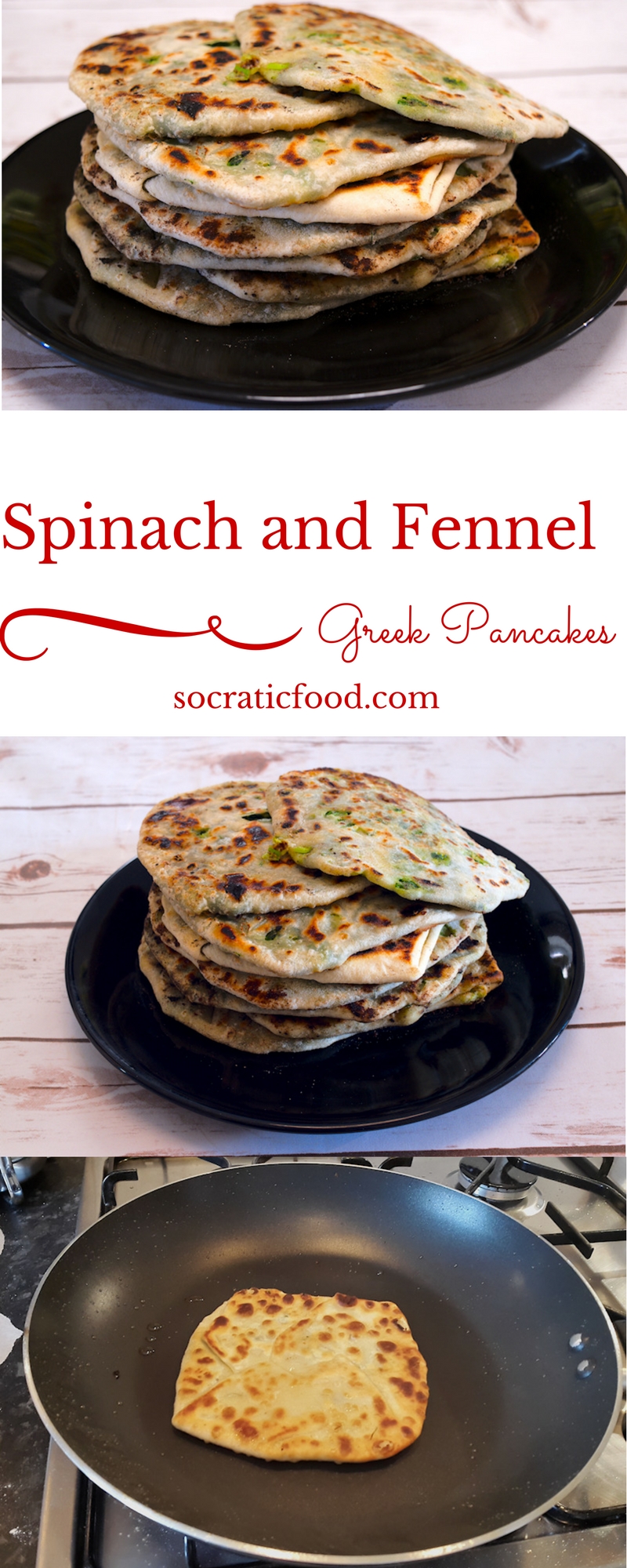 Spinach and Fennel Greek Pancakes