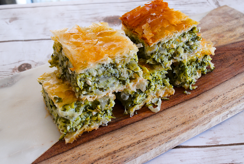 Greek Zucchini and Herbs Pie (Kolokythopita)