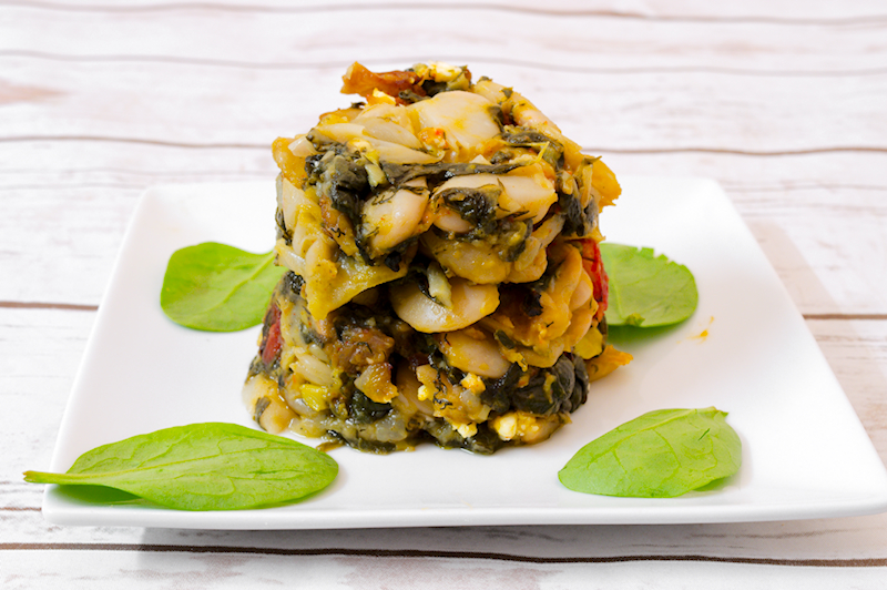 Butter Beans and Spinach Casserole (Gigantes me Spanaki)