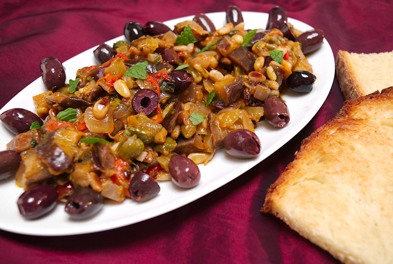 Sicilian Eggplant Stew (Caponata)