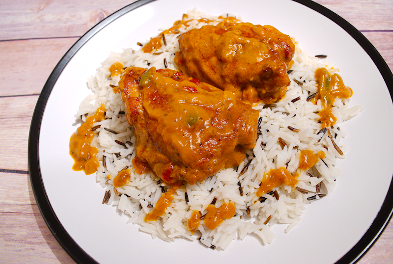 Hungarian Chicken Paprikash in a Creamy Sauce