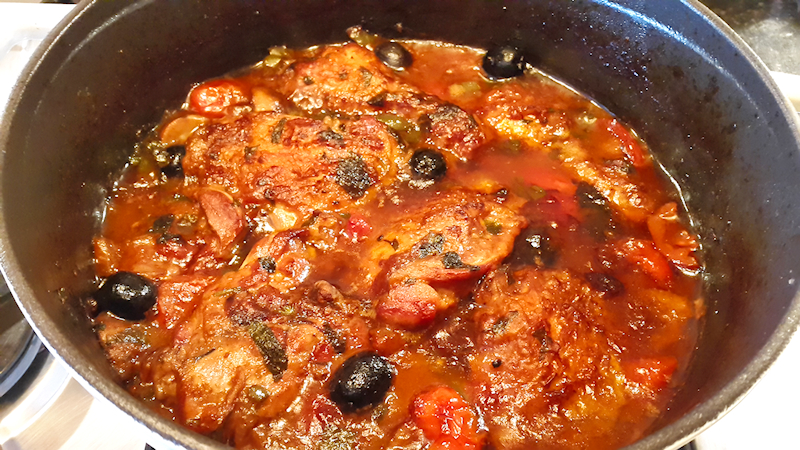 Italian Chicken Cacciatore Stew