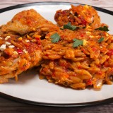 Chicken with Orzo Casserole (Giouvetsi)